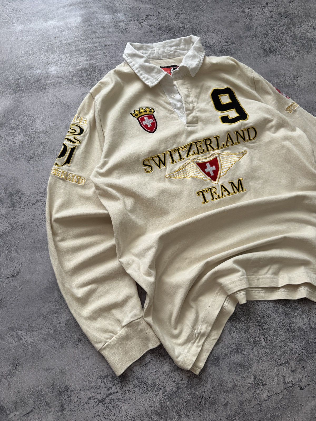 Other Vintage Rugby Switzerland jersey size M big logo Size US M / EU 48-50 / 2 - 3 Thumbnail