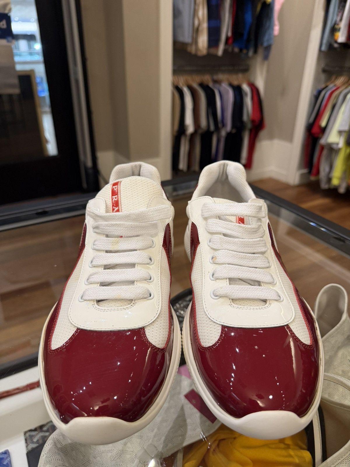 Prada Prada America’s Cup - Wine Red Size US 8.5 / EU 41-42 - 5 Thumbnail