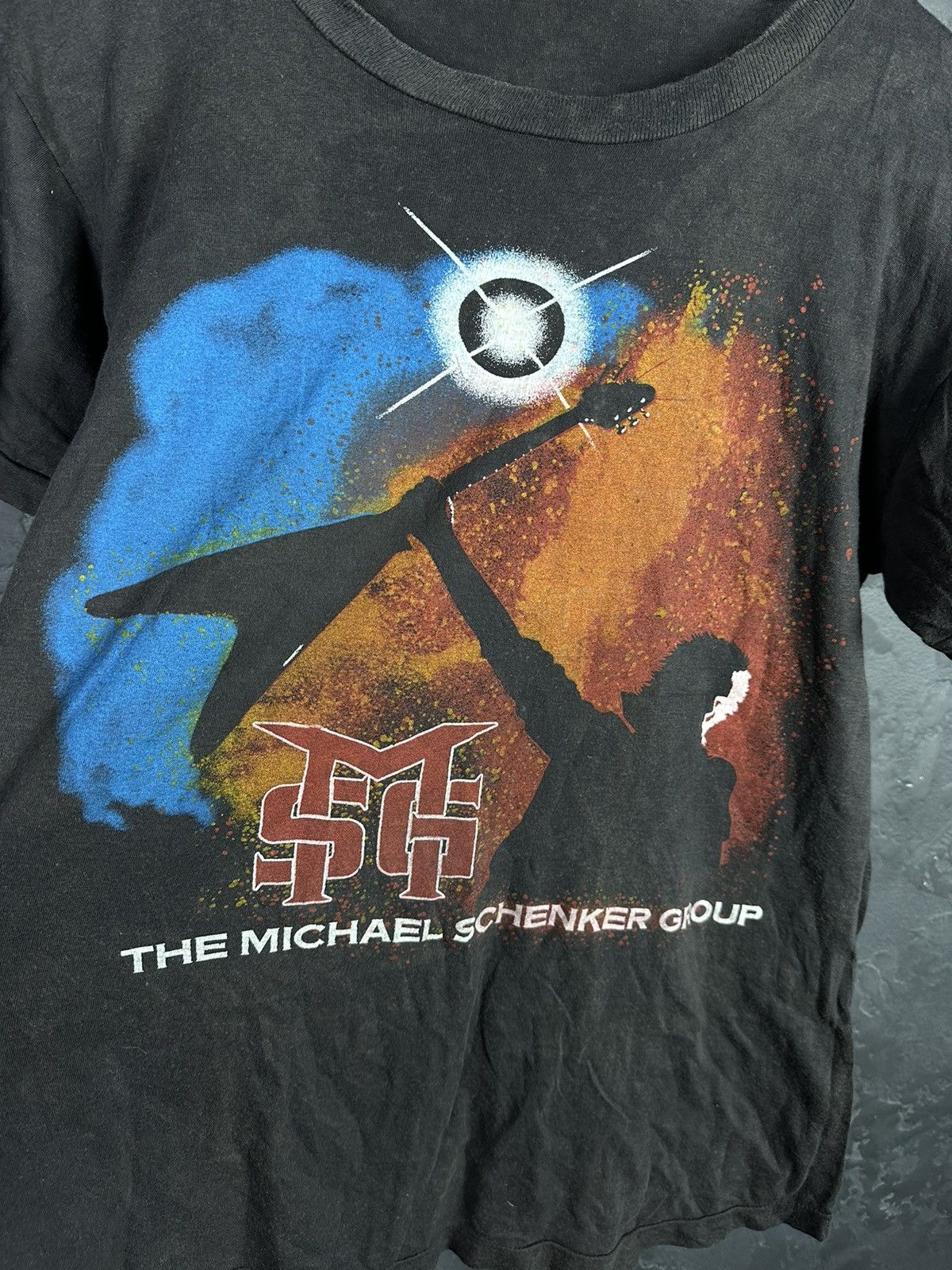 Band Tees × Vintage 80's Michael Schenker Group Tour Shirt Black Size US S / EU 44-46 / 1 - 4 Thumbnail