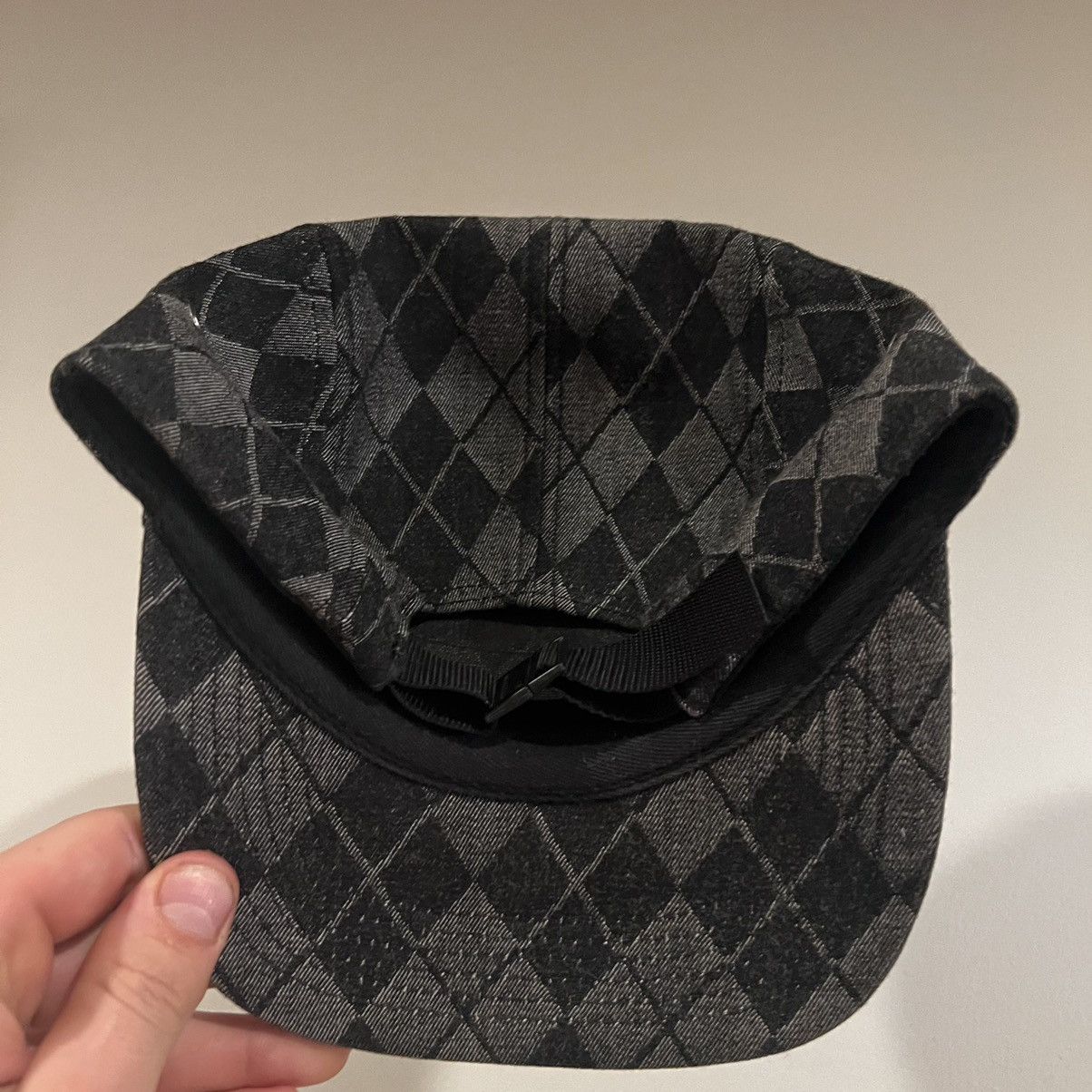 Supreme Supreme Denim Argyle Camp Cap Size ONE SIZE - 11 Thumbnail