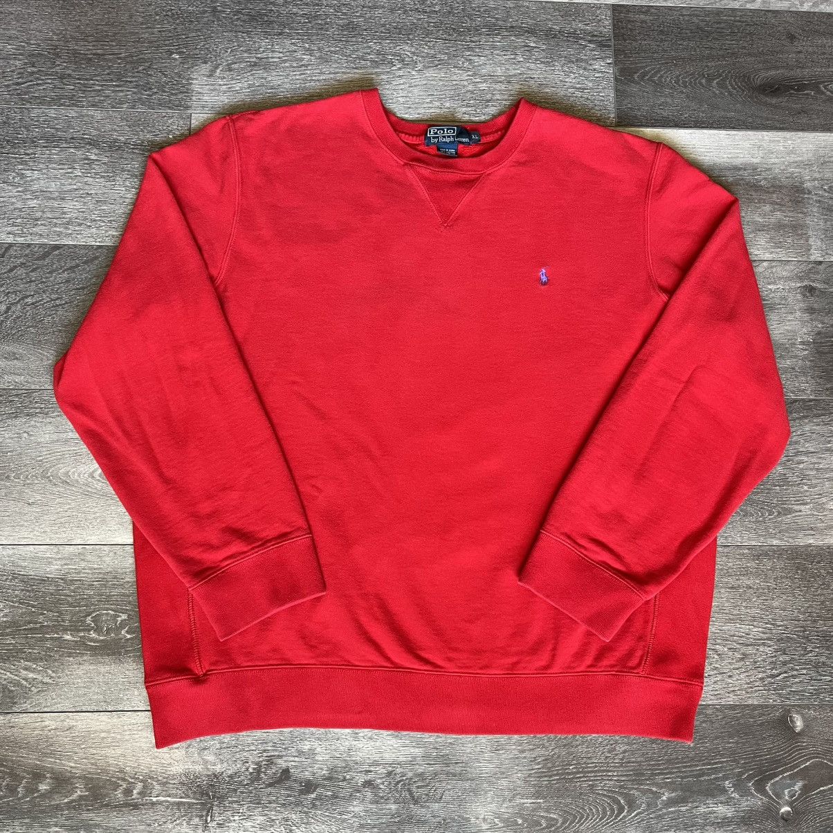 Polo Ralph Lauren × Ralph Lauren × Vintage Vintage Polo Ralph Lauren Basic Logo Crewneck Sweatshirt Size US XL / EU 56 / 4 - 1 Thumbnail