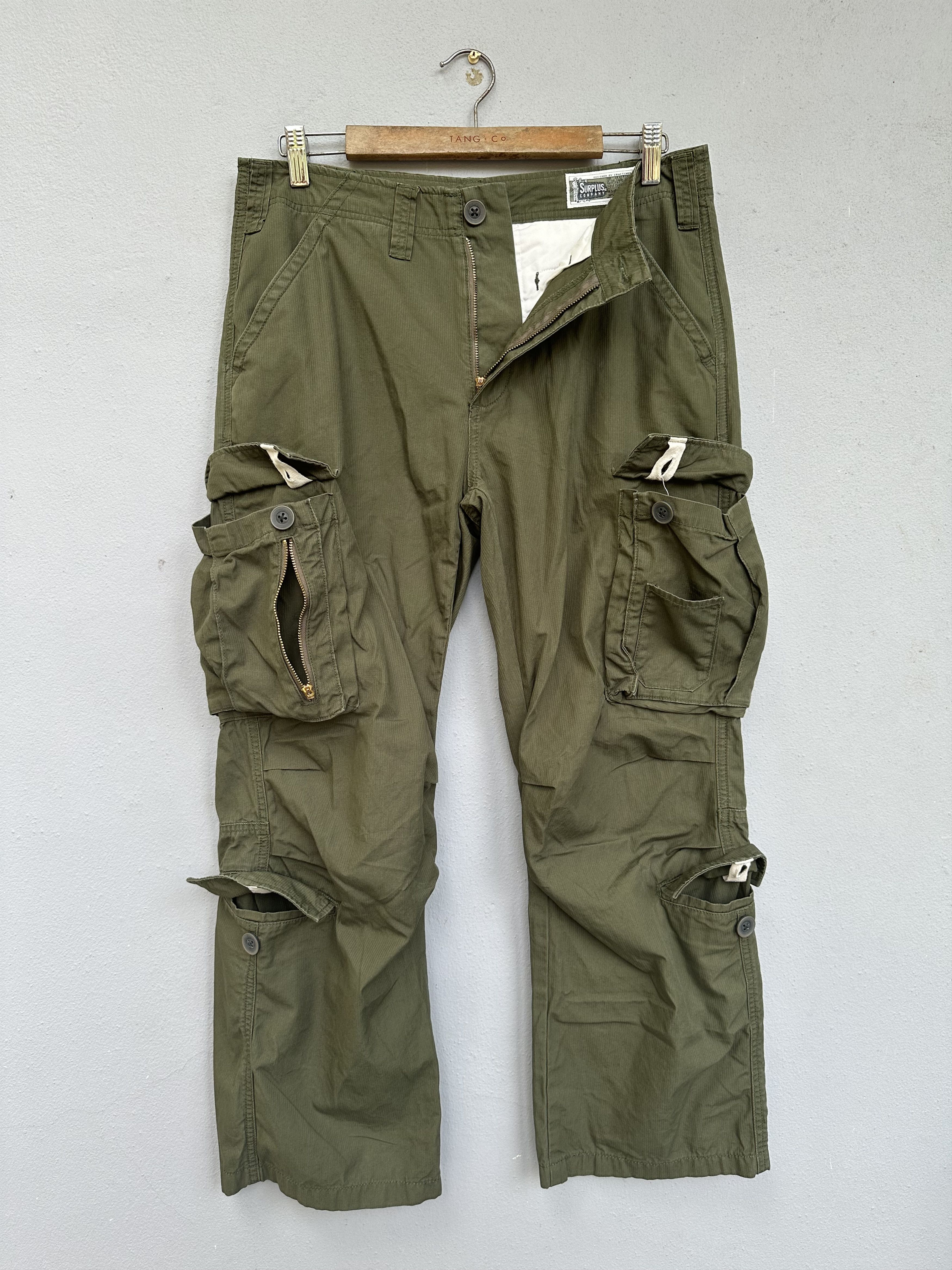 Denim & Supply Ralph Lauren Japanese Brand Surplus Company Multipocket Cargo HBT Pant Size US 29 - 5 Thumbnail