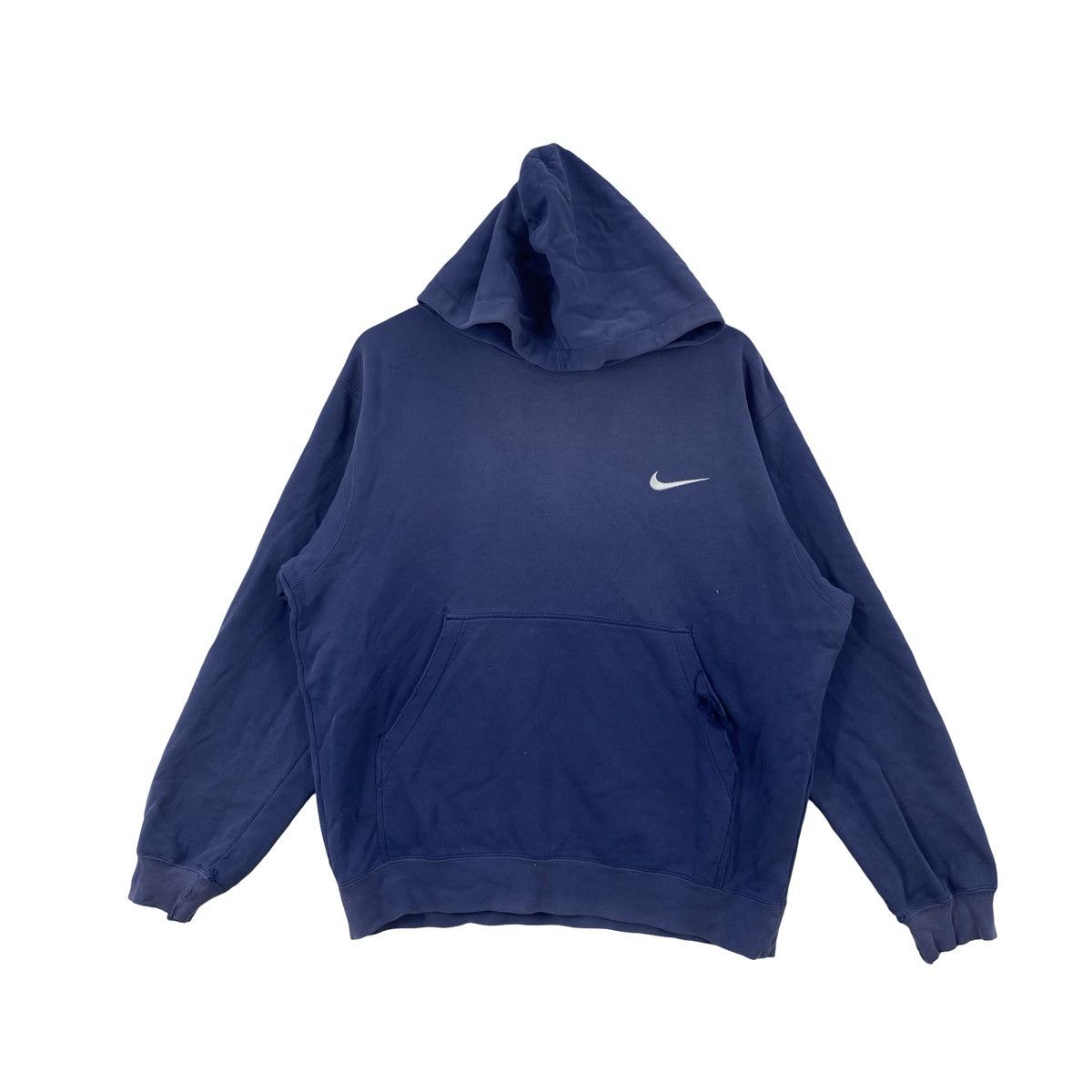 Nike Vintage NIKE SWOOSH Hoodie Pullover Classic Minimal Logo Size US XL / EU 56 / 4 - 1 Thumbnail