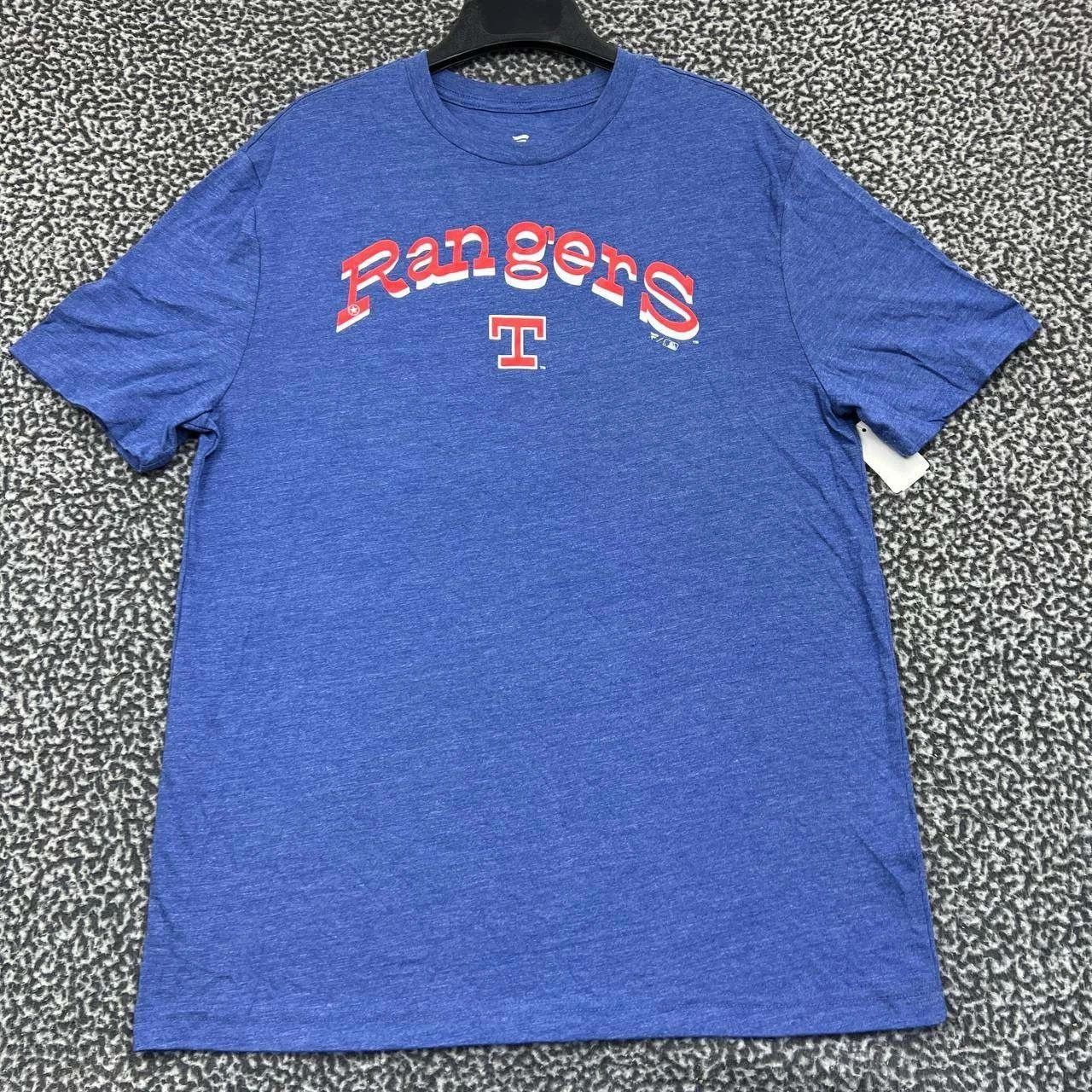 Other Texas Rangers Shirt Men Blue Short Sleeve Crew Neck New L Size US L / EU 52-54 / 3 - 1 Thumbnail