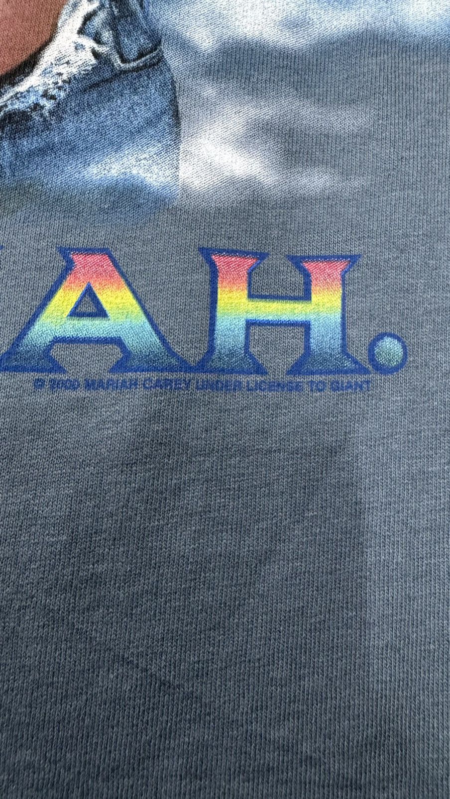 Band Tees × Vintage Vintage Mariah Carey rainbow world tour Size US L / EU 52-54 / 3 - 4 Thumbnail
