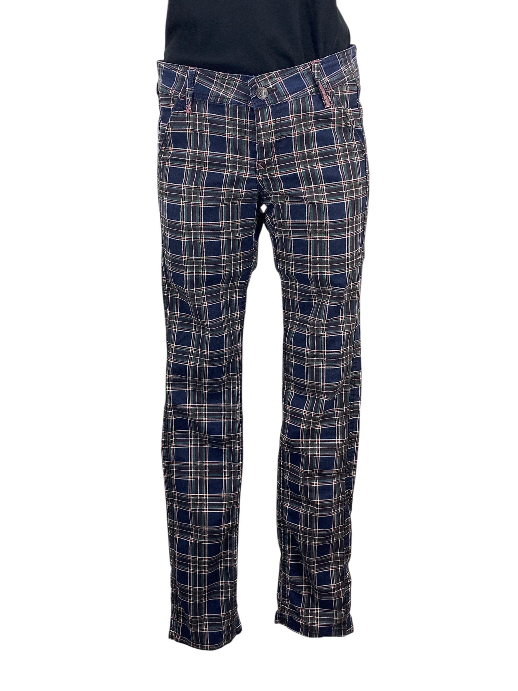 Japanese Brand Betty Smith Pants Hickory Pants Checkered Size 26" / US 2 / IT 38 - 3 Thumbnail