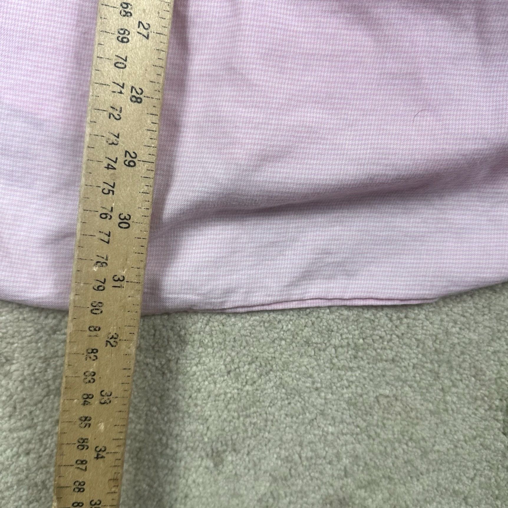 Charles Tyrwhitt Ralph Lauren Dress Shirt Mens 17.5 32 Pink Striped Size 46R - 7 Thumbnail