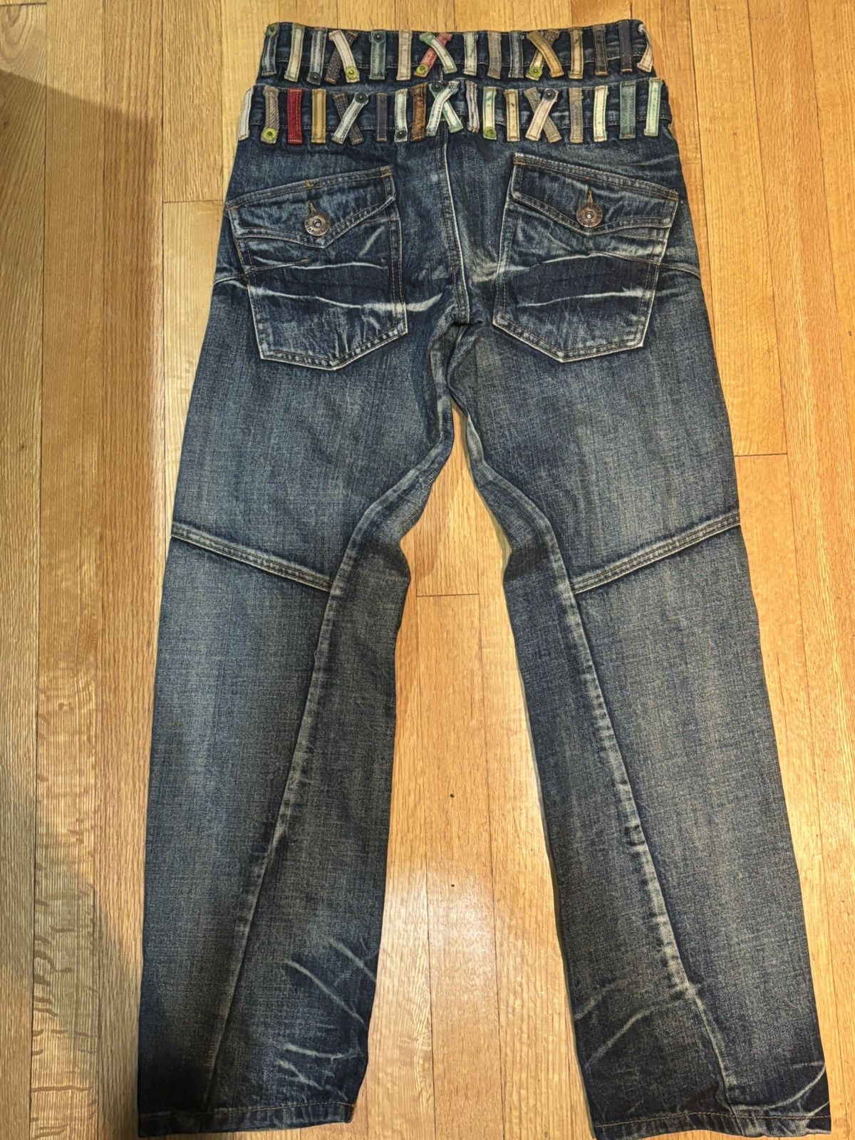 Other Ppfm style double waist jeans Size US 28 / EU 44 - 2 Thumbnail