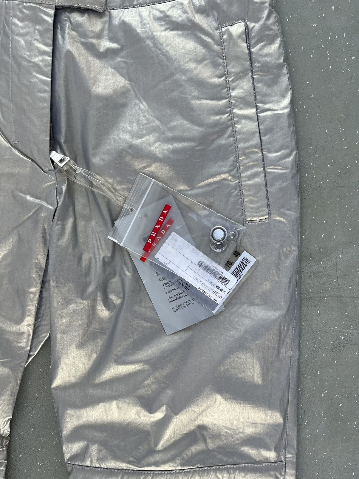 Prada Prada Silver Ski Pants Size 27" / US 4 / IT 40 - 4 Thumbnail