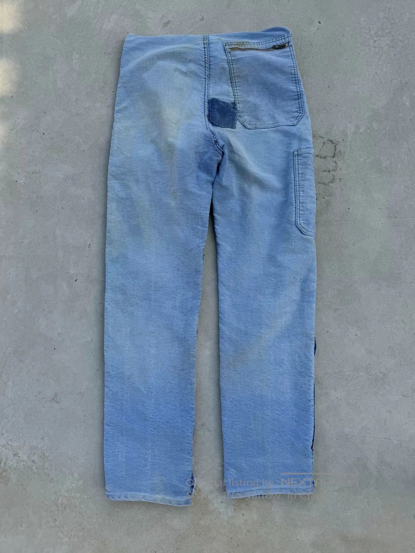 Vintage 50s French Moleskin Work Pants.