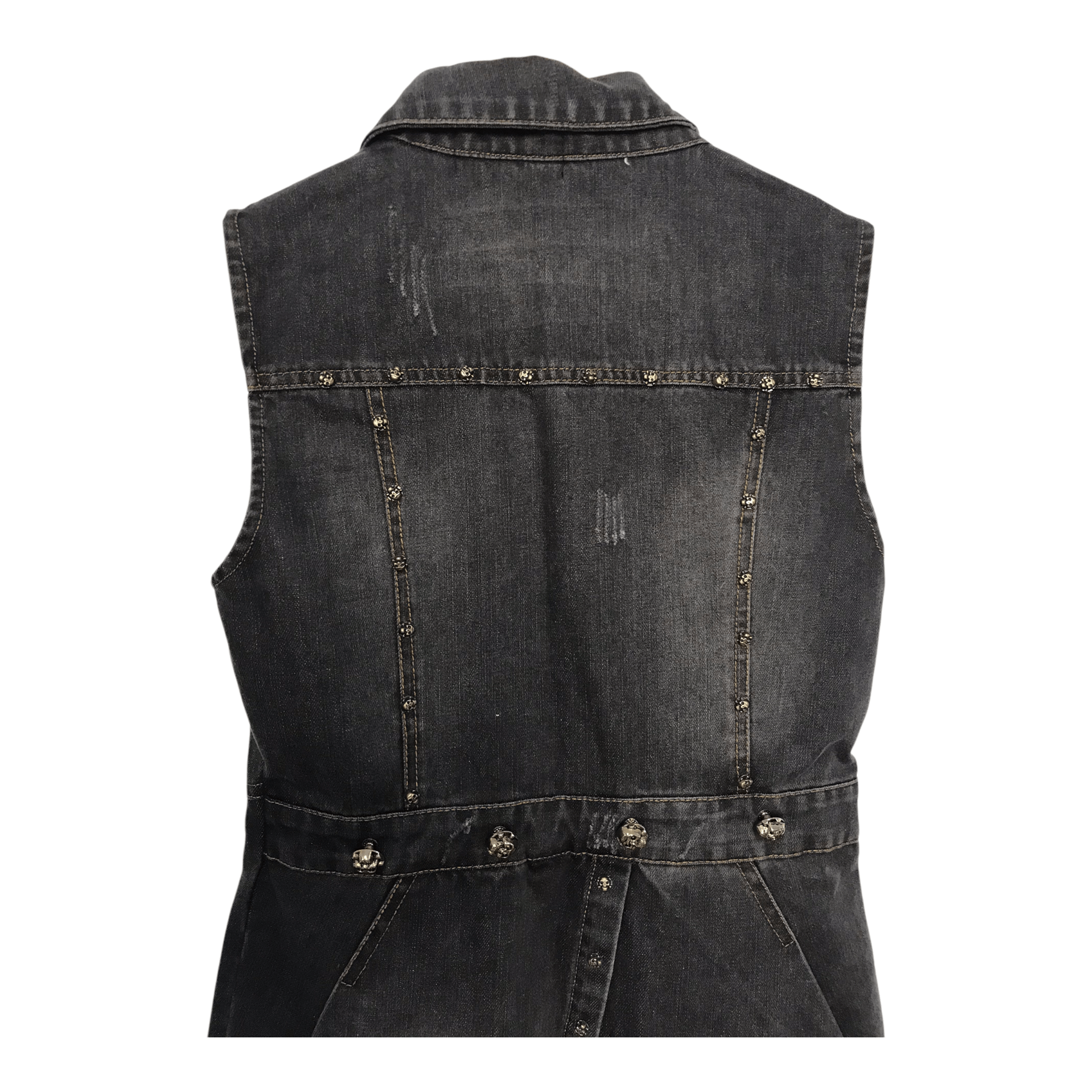 Hysteric Glamour × If Six Was Nine × Seditionaries Crazy Mini Skull Take Denim Jacket Size US XS / EU 42 / 0 - 5 Thumbnail