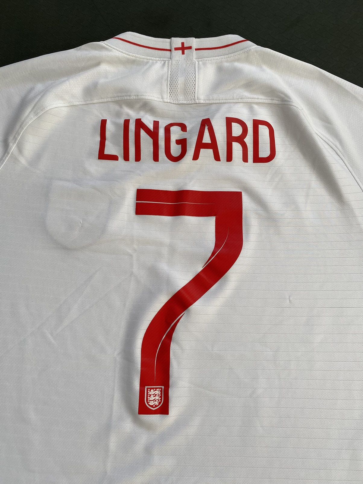 Nike Nike 2018/2019 Jesse Lingard 7 England Jersey Sz XL White Size US XL / EU 56 / 4 - 6 Thumbnail
