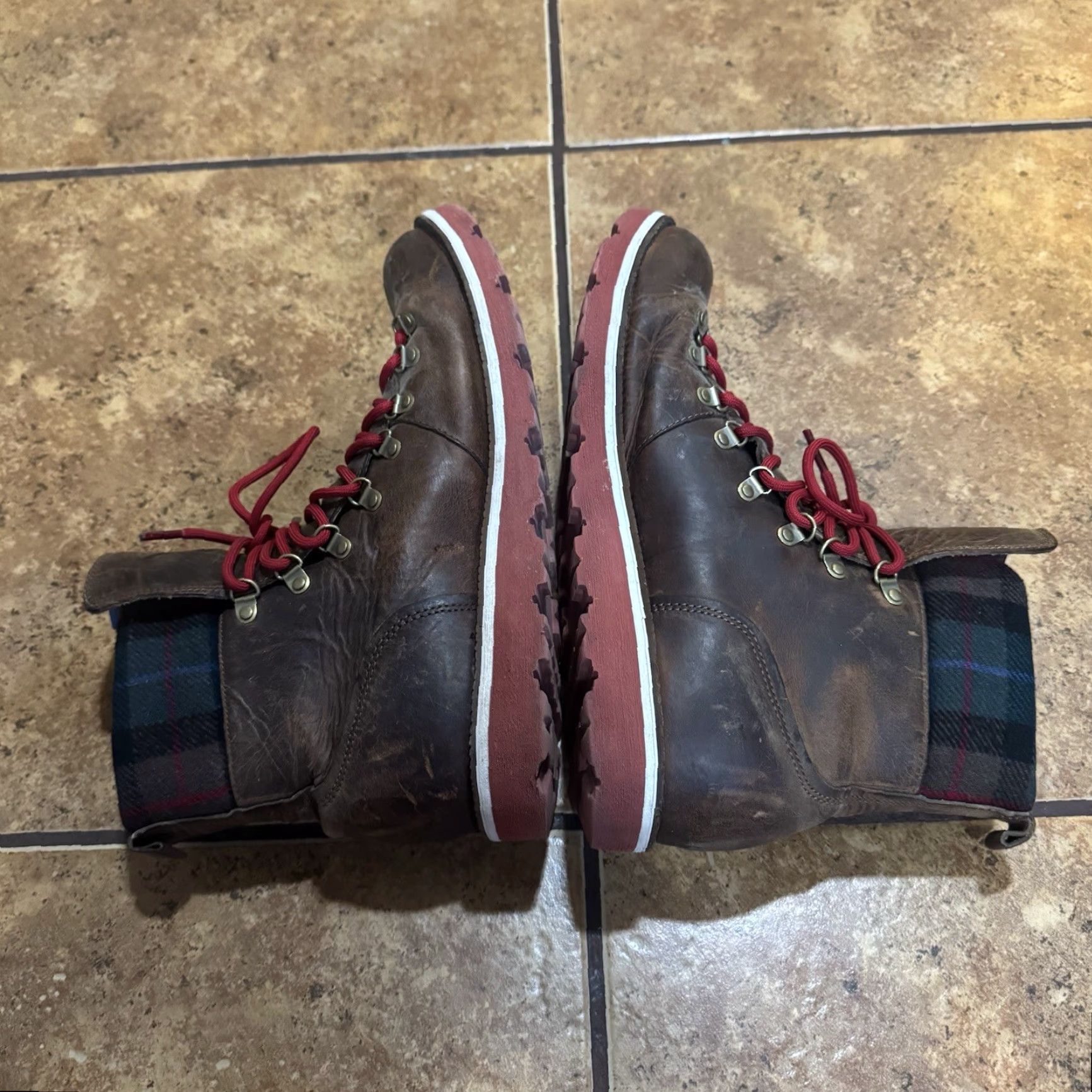 Vintage VINTAGE Cole Haan Nike Air Boots waterproof Brown Leather Size 11 Mens Boots Leather High Top C09751 Lot Size US 11 / EU 44 - 4 Thumbnail