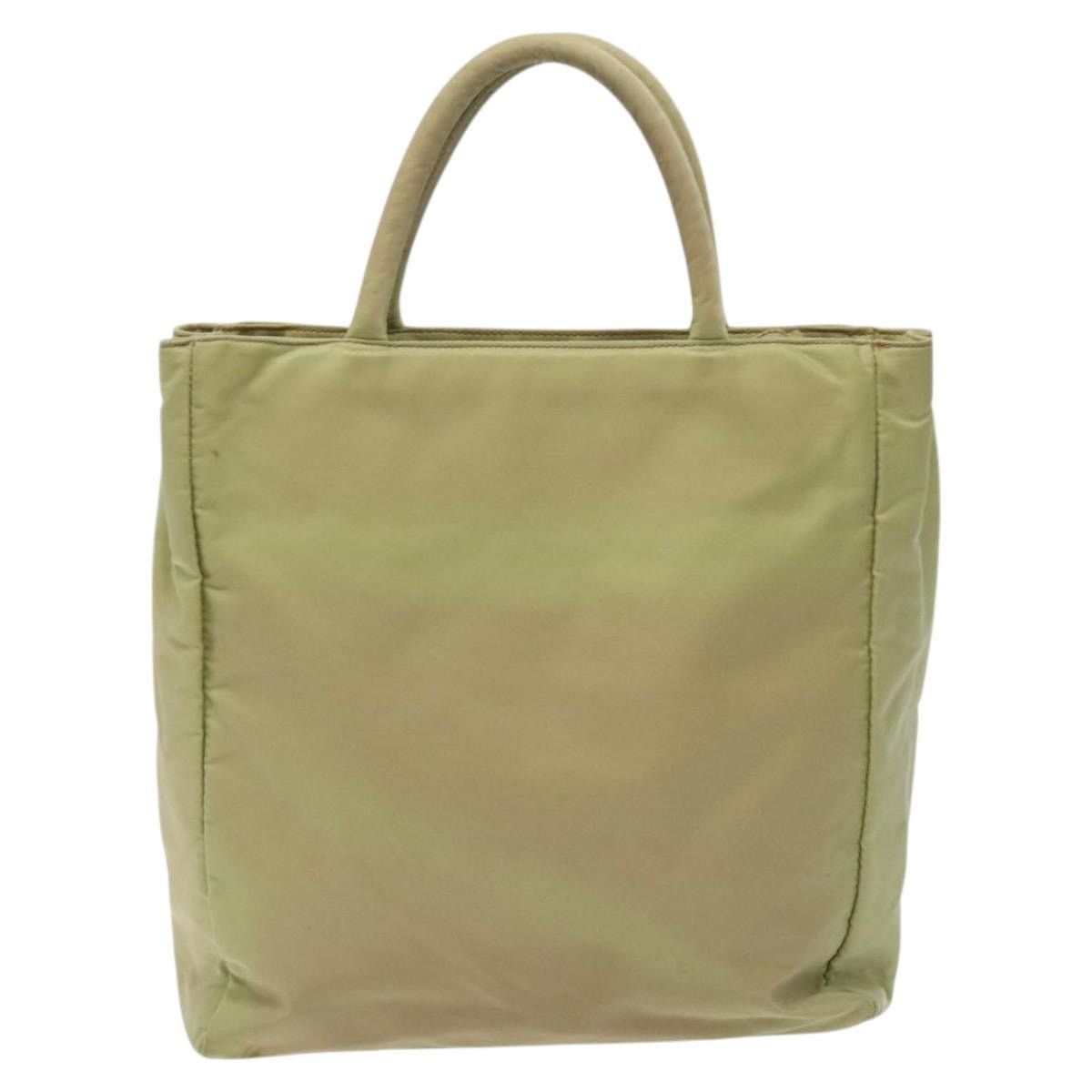Prada PRADA Hand Bag Nylon Beige Size ONE SIZE - 3 Thumbnail