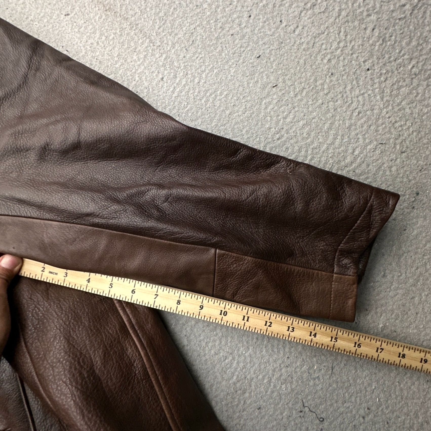Vintage Wilsons Leather Thinsulate Coat Mens XL Brown Removable Liner Button Pockets Coat Overcoat Mens XL Brown Thinsulate Wilsons Leather Size US XL / EU 56 / 4 - 5 Thumbnail