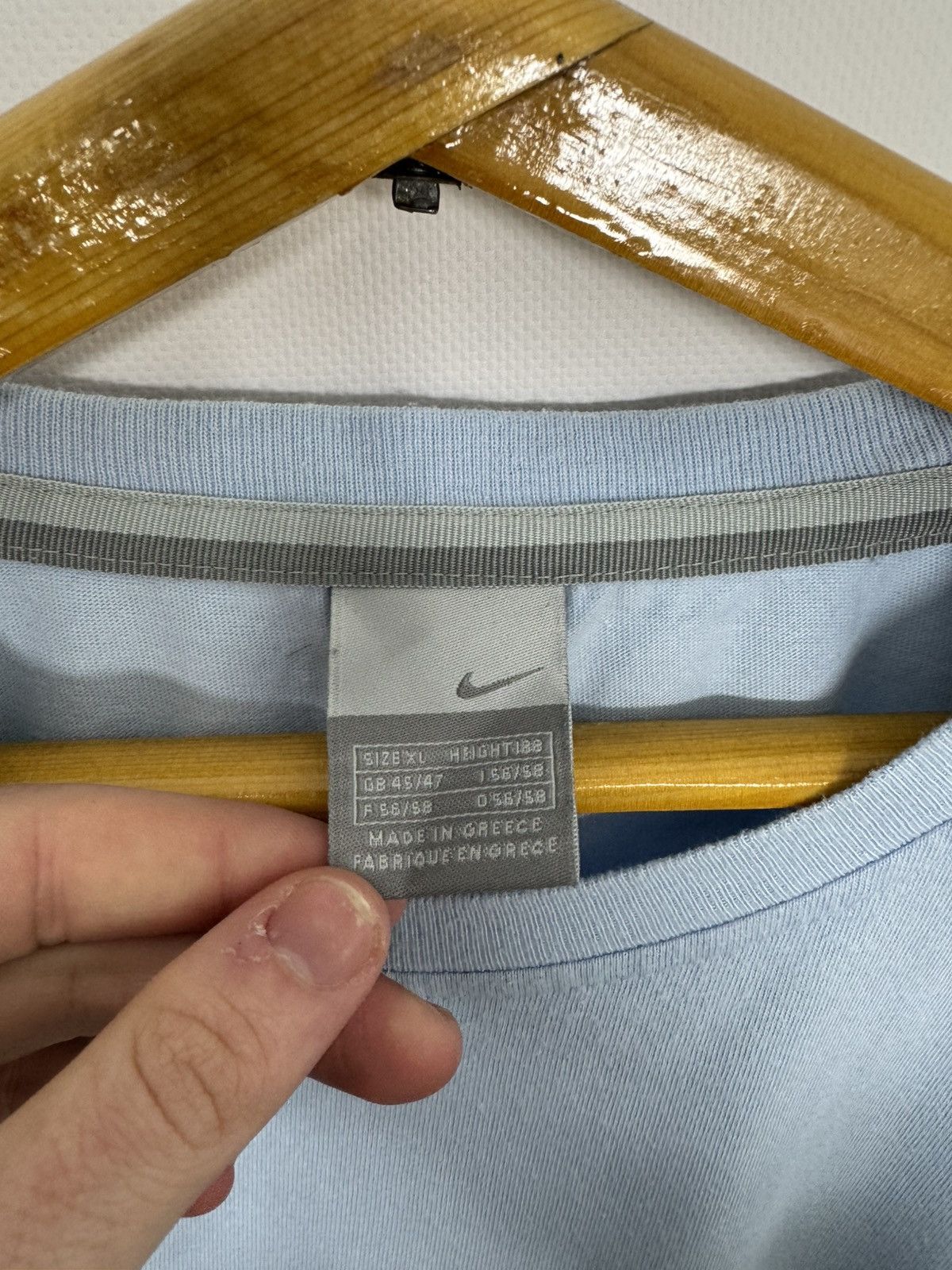 Nike Vintage Nike Swoosh T-Shirt 90’s Size US XL / EU 56 / 4 - 6 Thumbnail