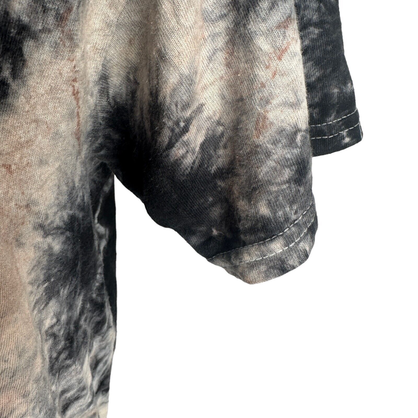 The Unbranded Brand Vintage Trippy T-Shirt M Black Hippie Tie Dye Graphic Crew Size US M / EU 48-50 / 2 - 7 Thumbnail