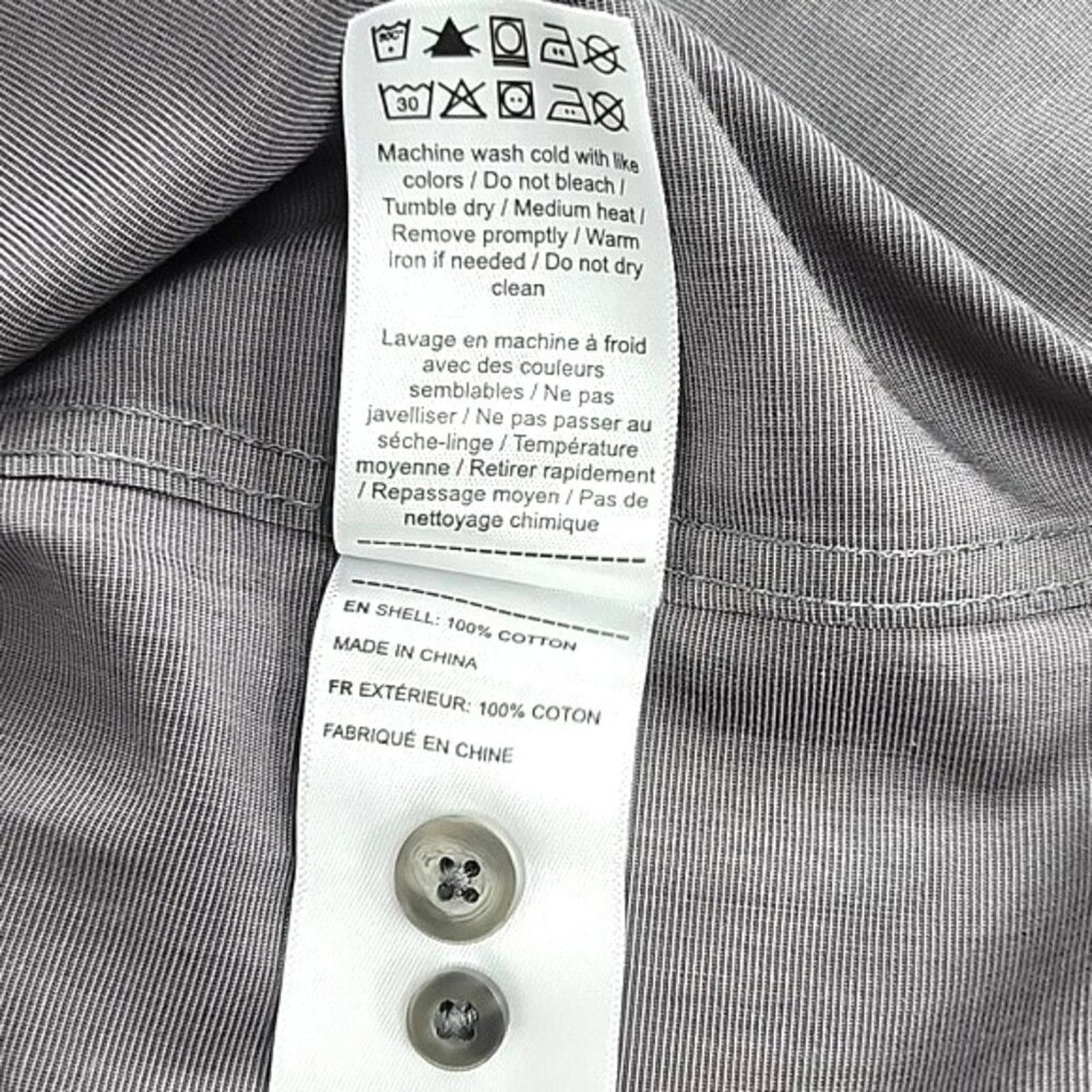 UNTUCKit UNTUCKit Charcoal Dress Shirt Size 44R - 6 Thumbnail