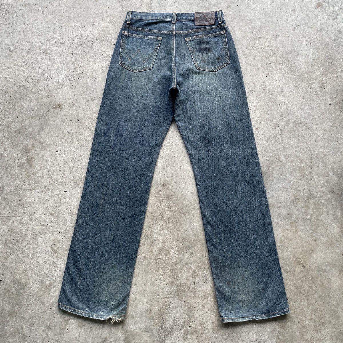 Wrangler Vintage Wrangler Mud Washed Faded Jeans Denim Pants W30 Size US 30 / EU 46 - 13 Thumbnail