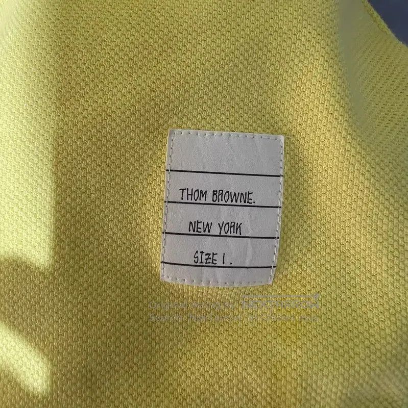 Thom Browne Thom Browne Yellow Cotton Women's T-shirt . Size S / US 4 / IT 40 - 6 Thumbnail