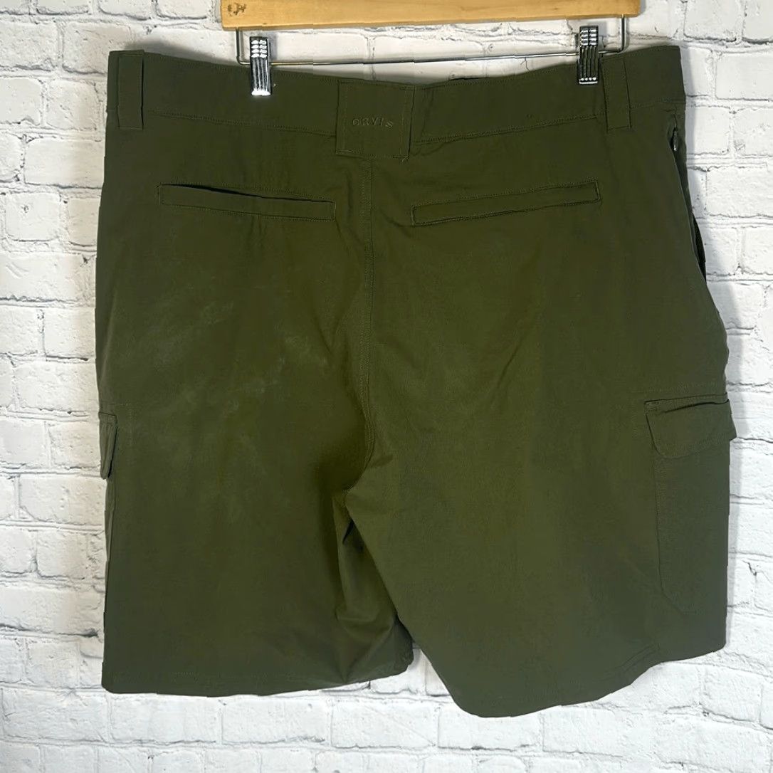 Orvis Orvis Cargo Short Mens 40 Regular Green Olive Ermine #1572730 Size US 40 / EU 56 - 3 Thumbnail