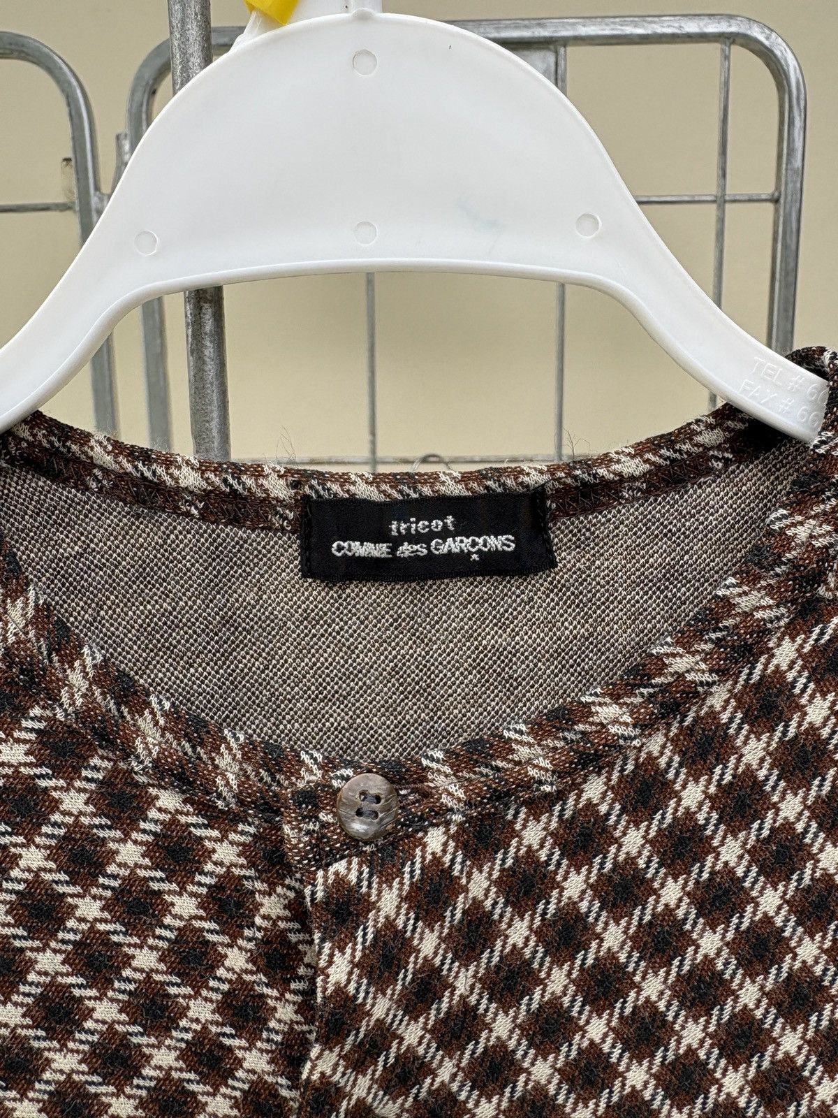 Tricot Comme des Garcons Comme des Garcons plaid bottom up long sleeves tee Size M / US 6-8 / IT 42-44 - 3 Thumbnail