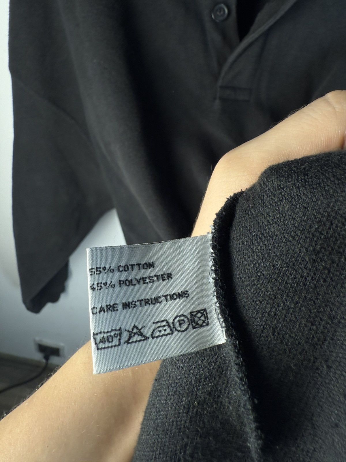 Yves Saint Laurent 90s YSL Sweatshirt 1/4 Black Vintage Quarter Zip Sweater Size US XXL / EU 58 / 5 - 9 Thumbnail