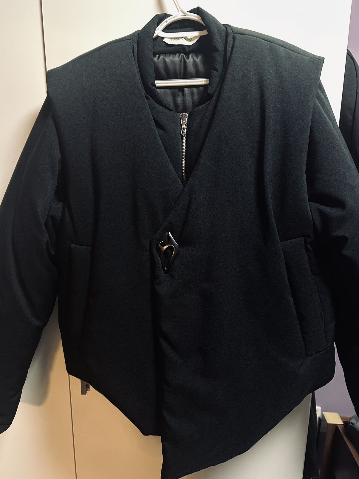Namacheko Namacheko 18AW Asymmetric bomber jacket size M Size US M / EU 48-50 / 2 - 2 Thumbnail