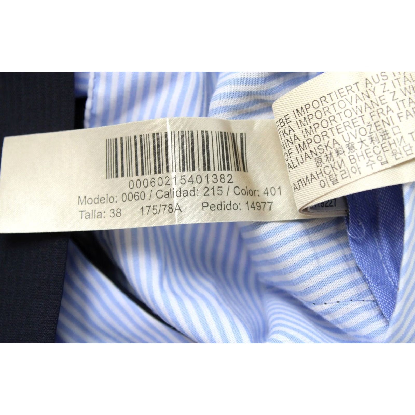 Massimo Dutti Massimo Dutti Trousers Men's US 30 Wool Pleated Pinstripe Zip Fly Blue Size US 30 / EU 46 - 6 Thumbnail