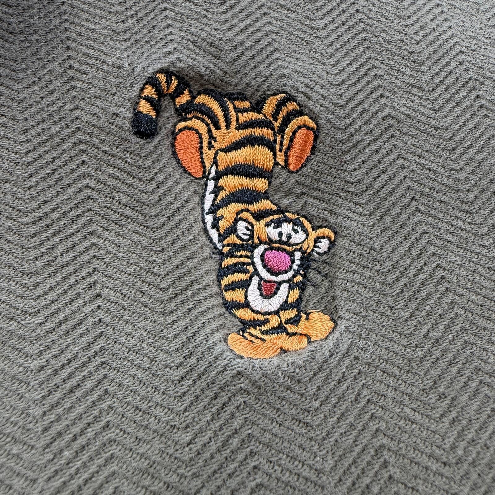 Disney Vintage Disney World Tigger Embroidered Polo Shirt XXL Green Size US XXL / EU 58 / 5 - 4 Thumbnail