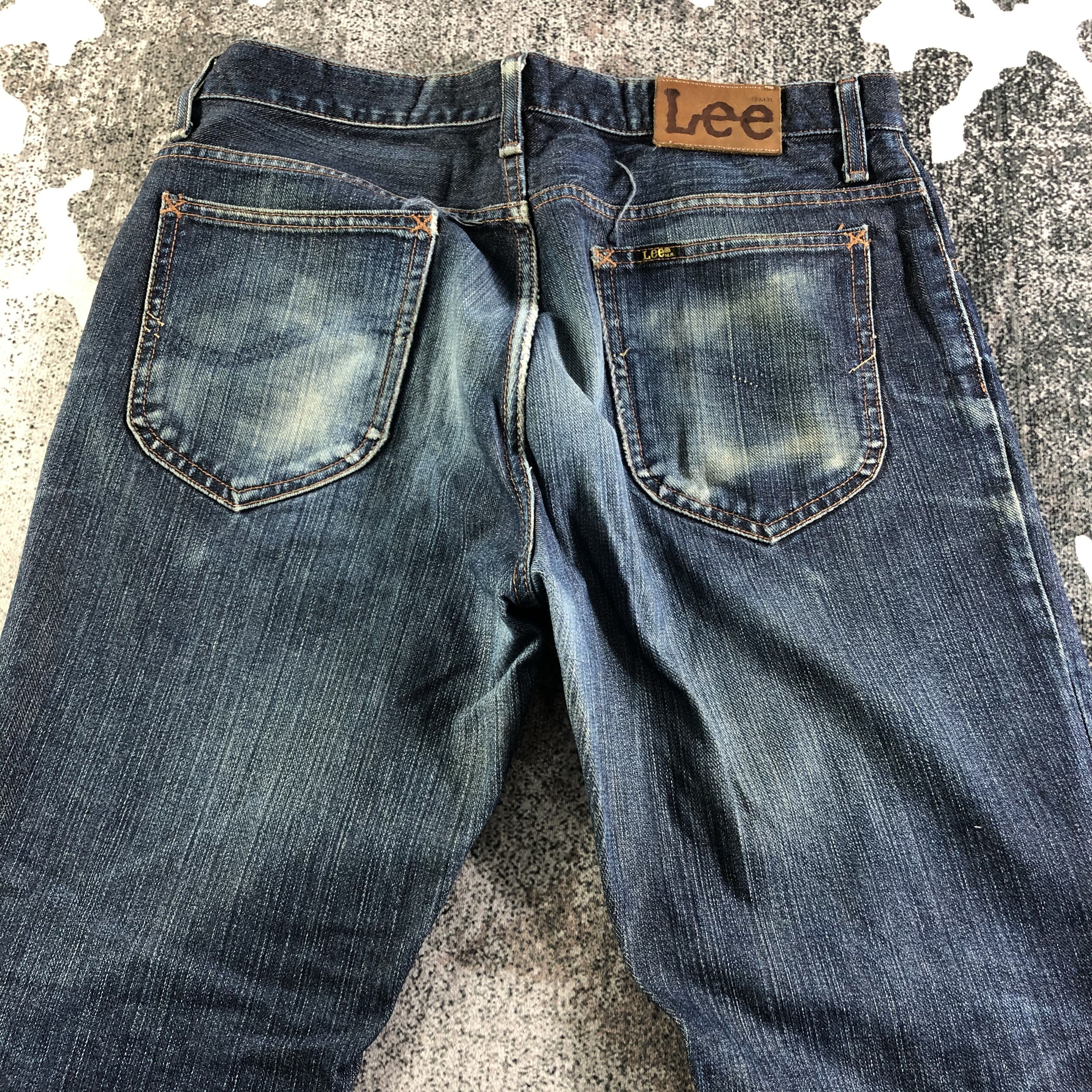 Lee Vintage Lee Jeans Faded Blue Denim KJ2927 Size US 32 / EU 48 - 4 Thumbnail