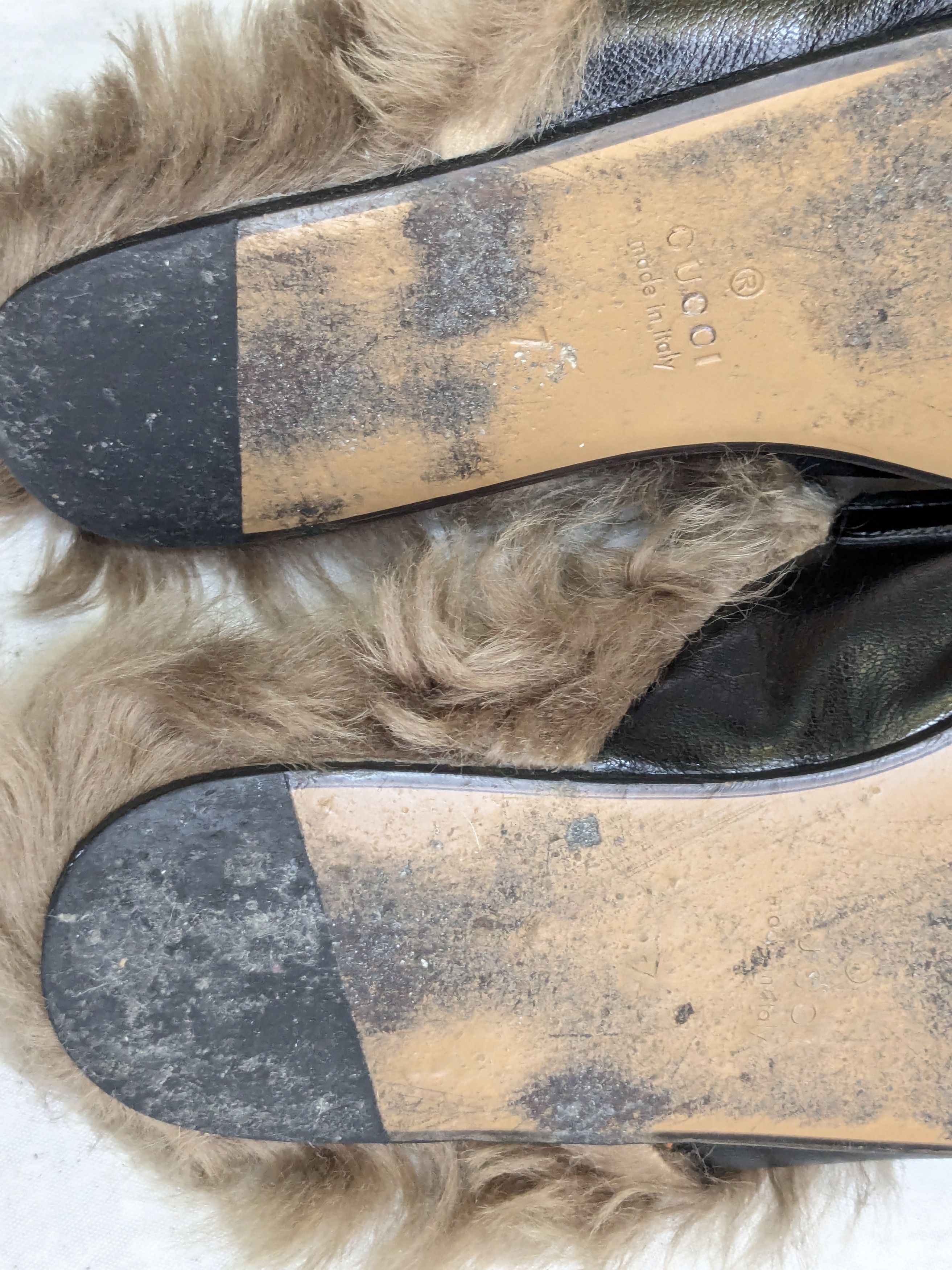 Gucci Gucci Princetown Horsebit Loafers Black Leather Fur 7.5 Size US 7.5 / EU 40-41 - 13 Thumbnail