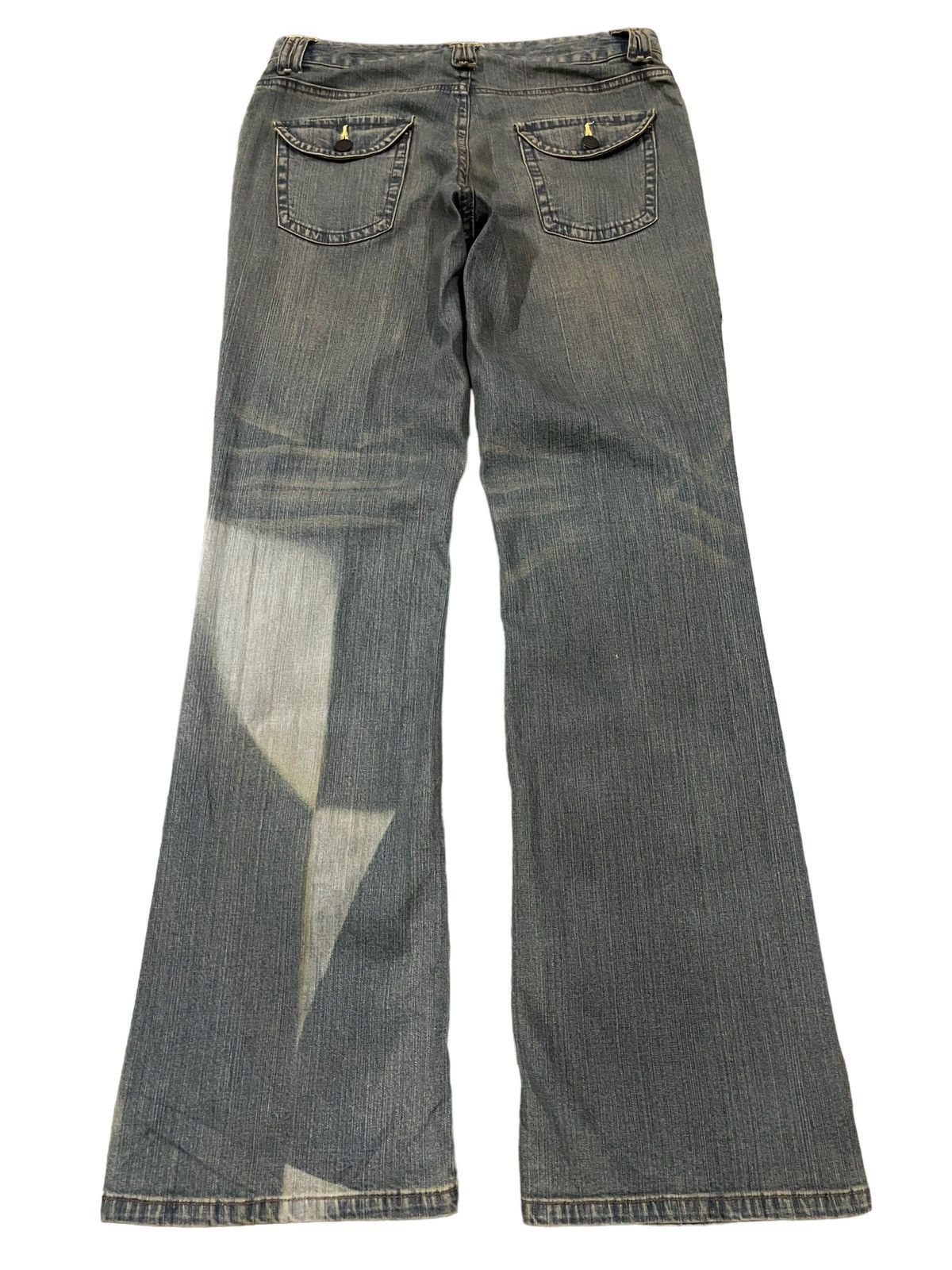 Hysteric Glamour Vintage Japanese Brand Faded Wash Style Bootcut Jeans Size US 30 / EU 46 - 2 Thumbnail