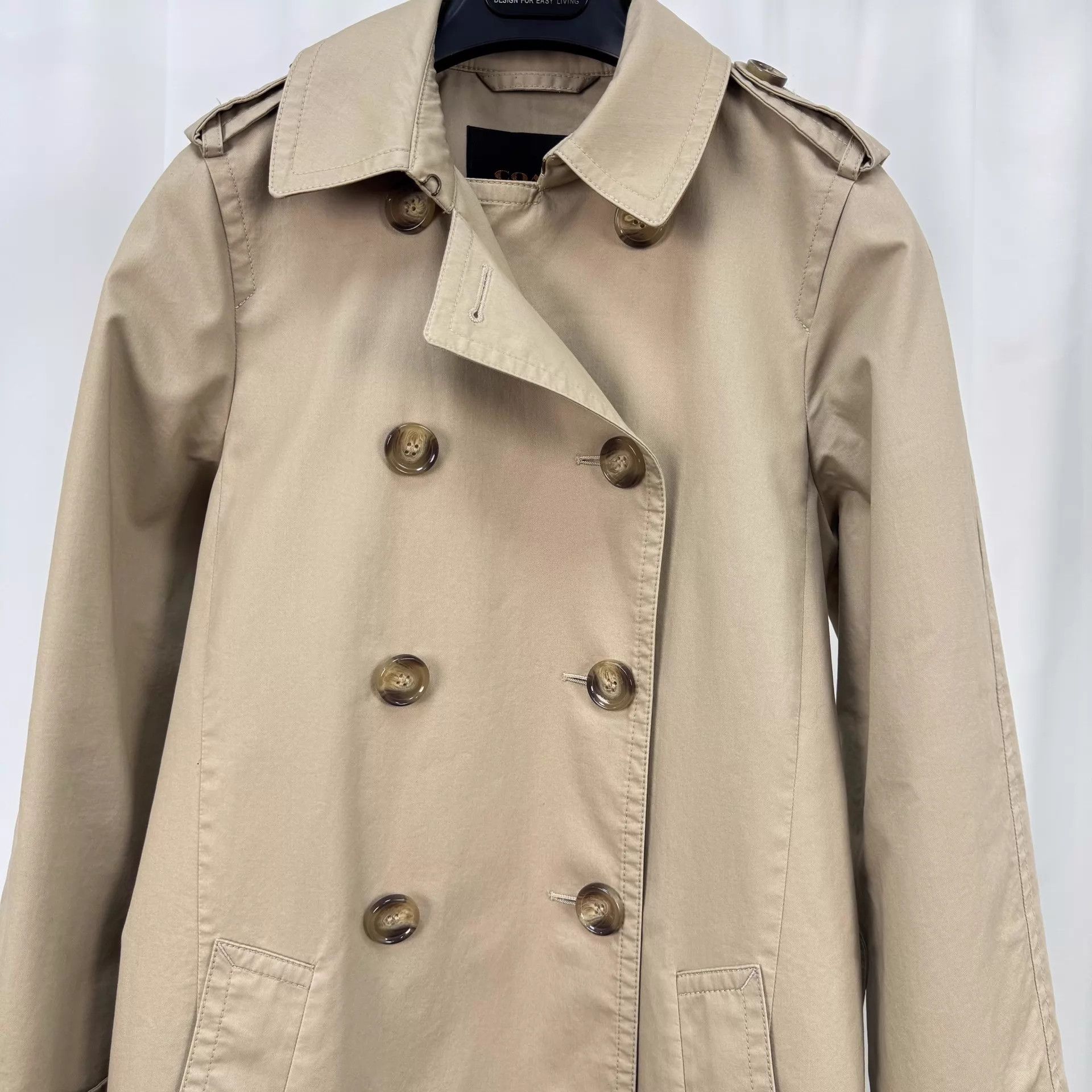 Coach Coach double - breasted printed lining trench coat XS 99 new Size XS / US 0-2 / IT 36-38 - 3 Thumbnail
