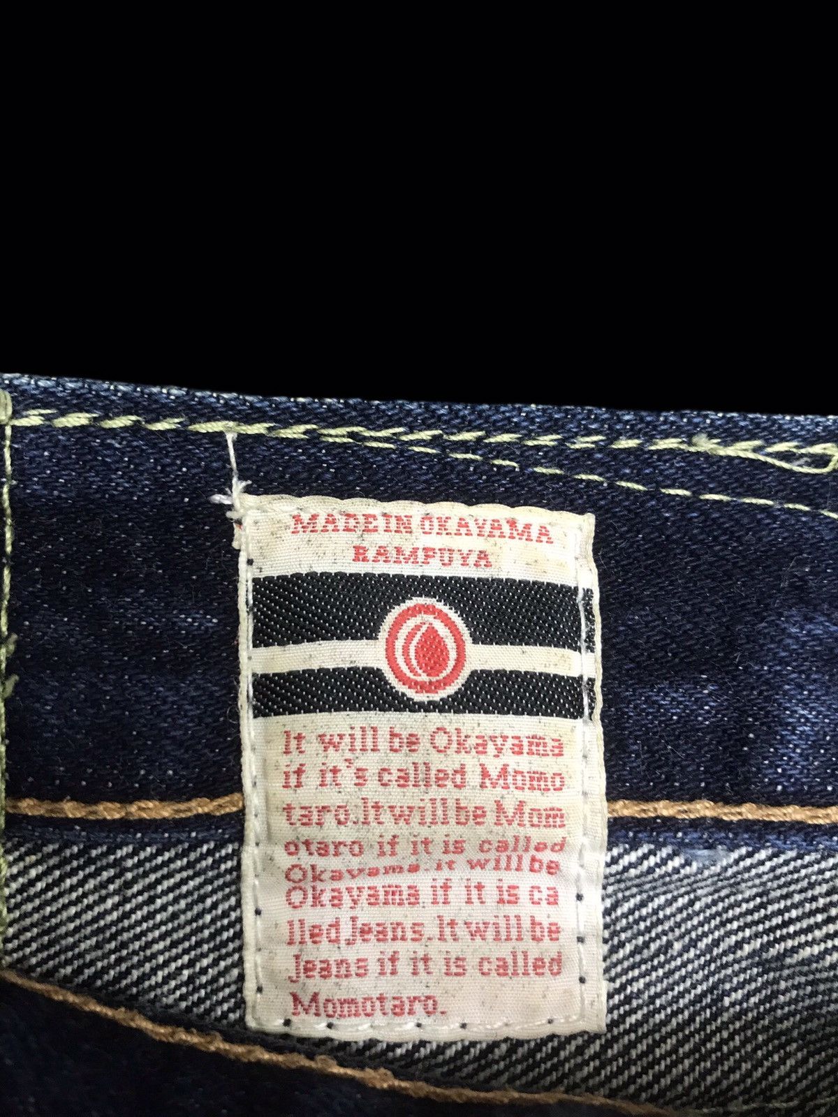Japanese Brand 💥RAW DENIM💥MOMOTARO Heavyweight Selvedge Biker Denim F110 Size US 30 / EU 46 - 13 Thumbnail
