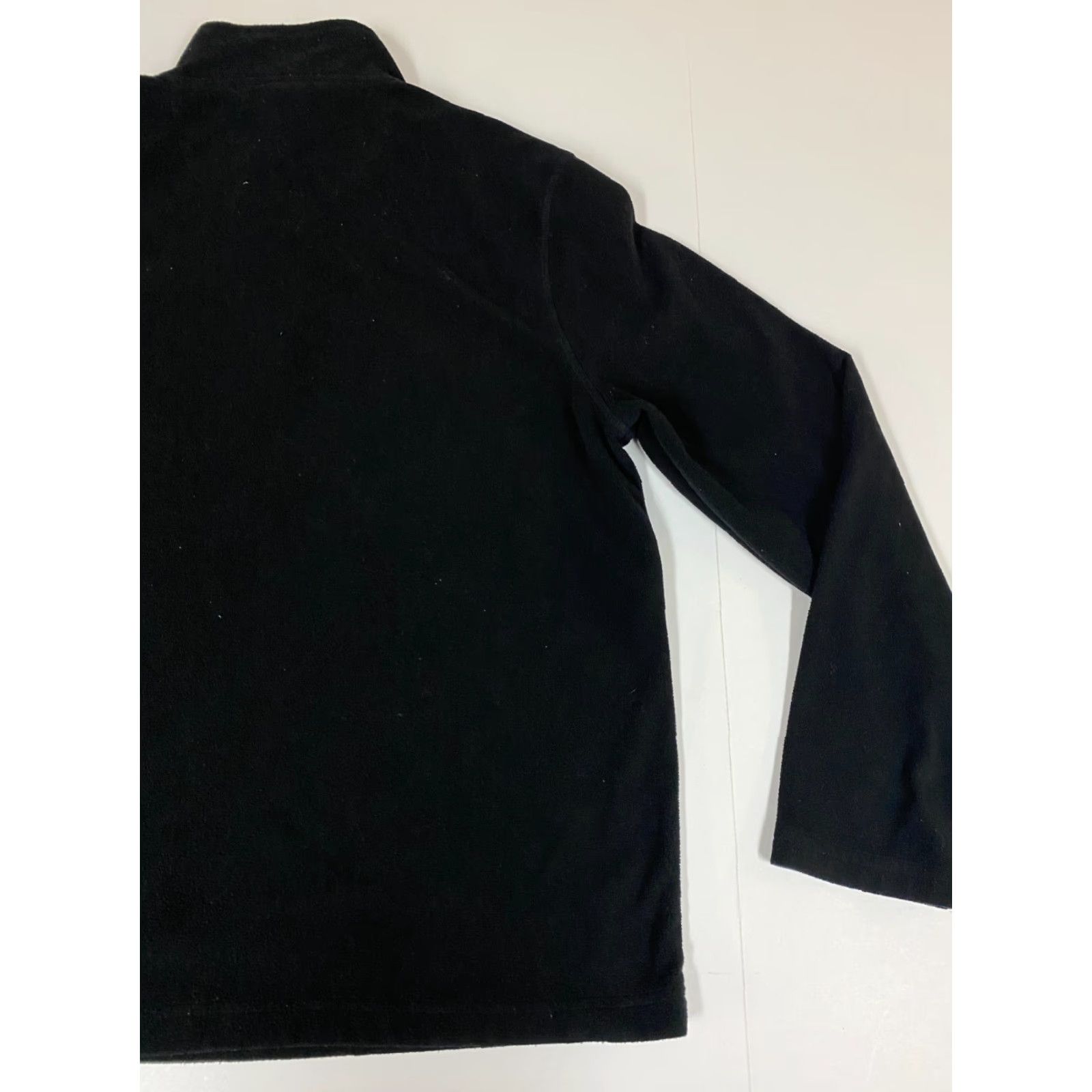 Vintage G.H. Bass & Co Mens Sweater M Pullover Black 1/4 Zip Cable-Knit Mock Neck Zipper Striped Athletic Regular Knit Pattern Vintage No Size US M / EU 48-50 / 2 - 7 Thumbnail