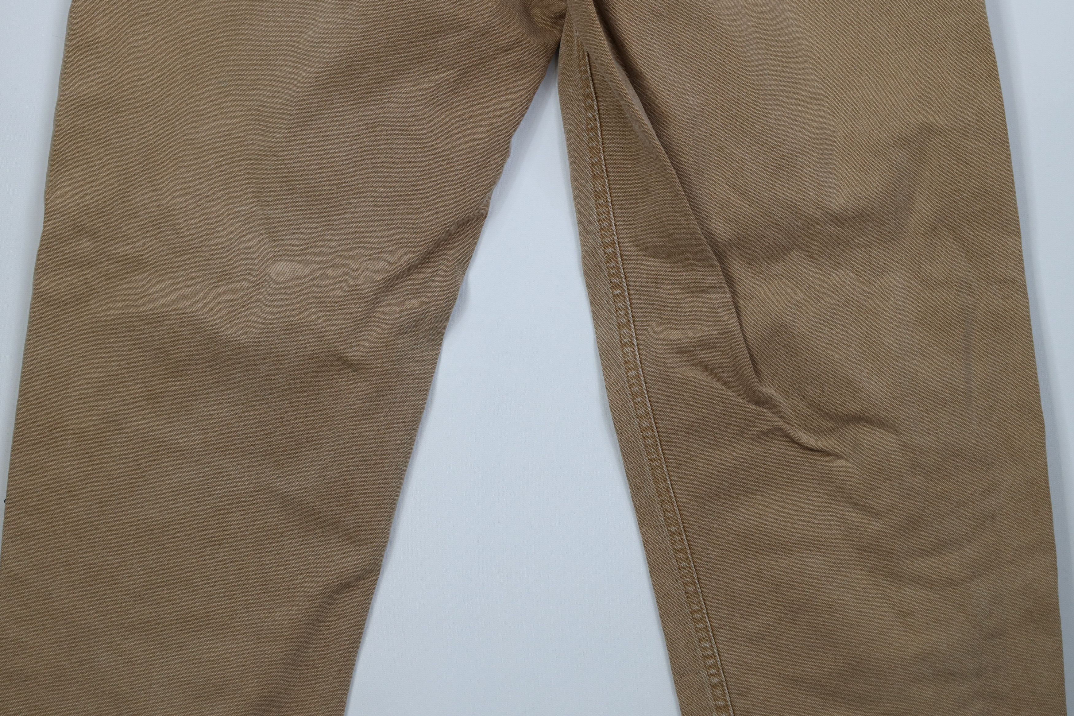 Carhartt Vintage 90s Carhartt Wide Leg Canvas Dungaree Pants USA Size US 40 / EU 56 - 13 Thumbnail