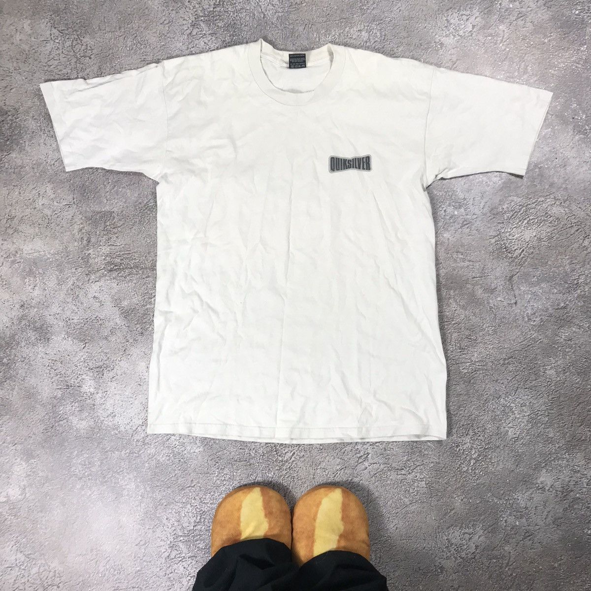 Vintage Vintage 90s Quicksilver Graphic Tee Sun Faded Skate Baggy XL Size US XL / EU 56 / 4 - 4 Thumbnail