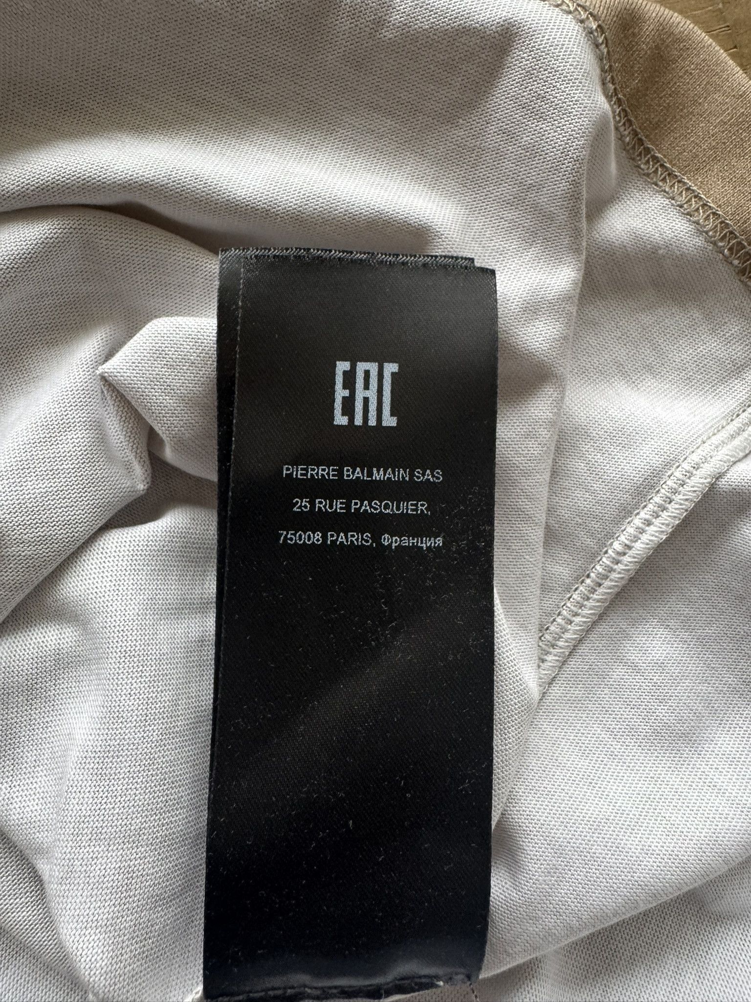Balmain × Pierre Balmain BALMAIN TEE Size US M / EU 48-50 / 2 - 8 Thumbnail
