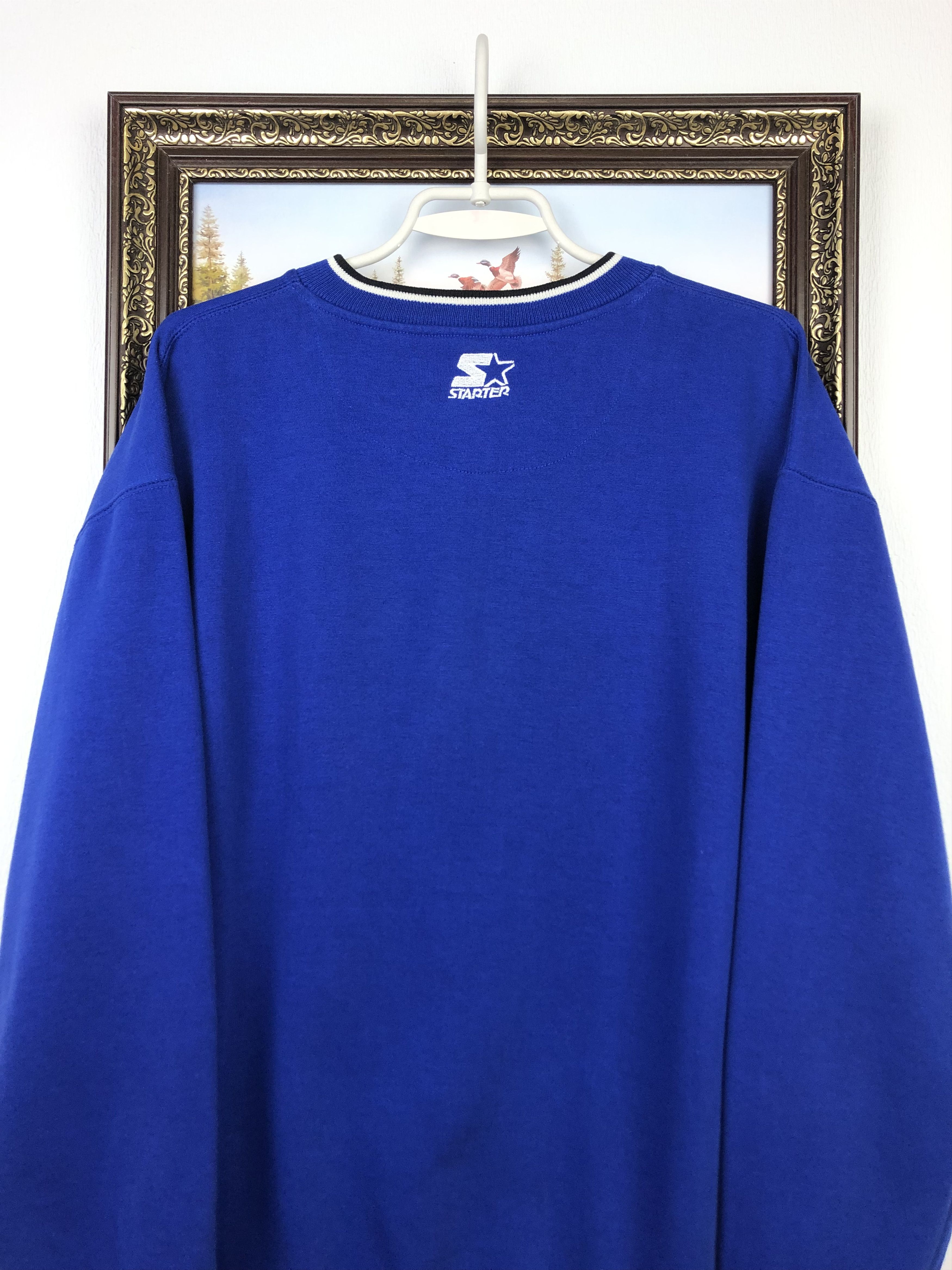 NBA Vintage 90's Starter Utah Jazz NBA Sweatshirt Mens Crewneck Size US L / EU 52-54 / 3 - 8 Thumbnail