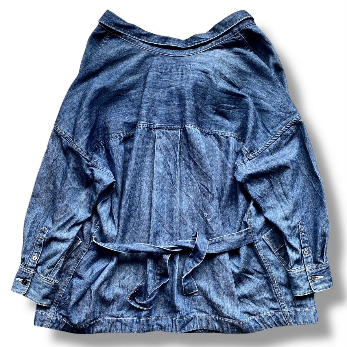 Issey Miyake 🔥ISSEY MIYAKE MERCIBEAUCOP DENIM JACKET RARE🔥 Size US L / EU 52-54 / 3 - 10 Thumbnail