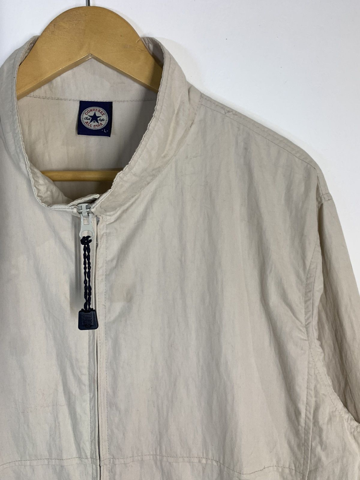 Converse × Vintage Vintage Converse Full Zip Lightweight Jacket Size US L / EU 52-54 / 3 - 3 Thumbnail