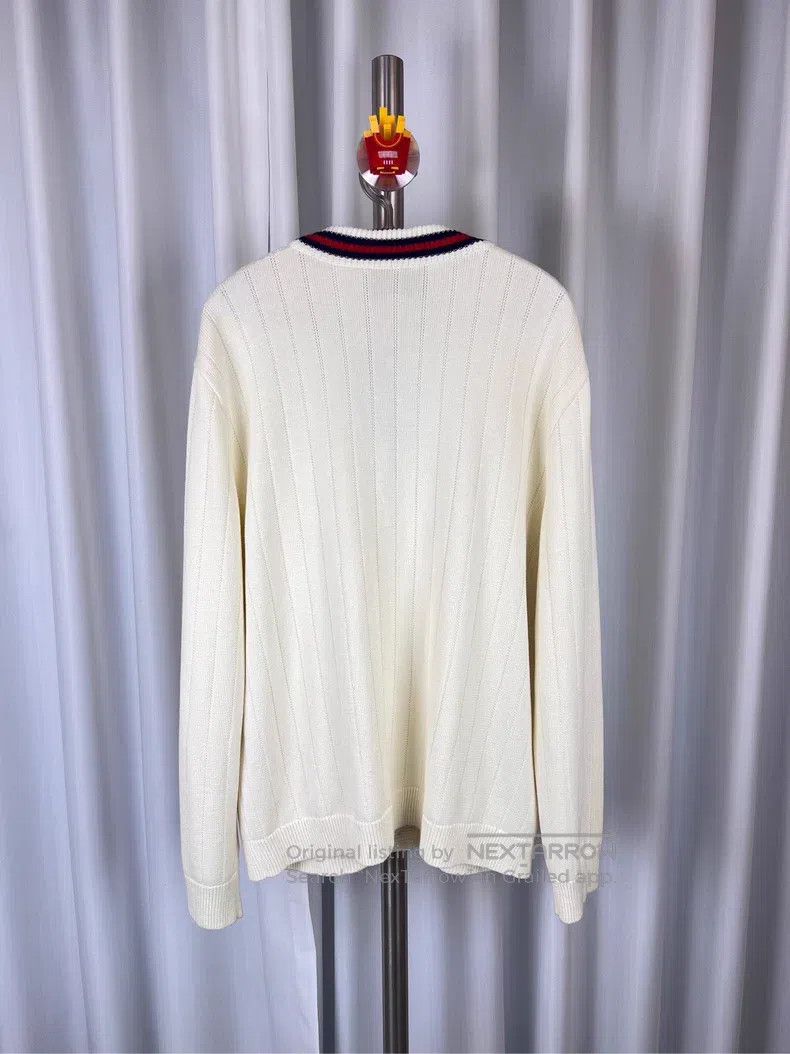 Gucci Gucci Embroidered double G logo striped gold buckle knitte Size XL / US 12-14 / IT 48-50 - 2 Thumbnail