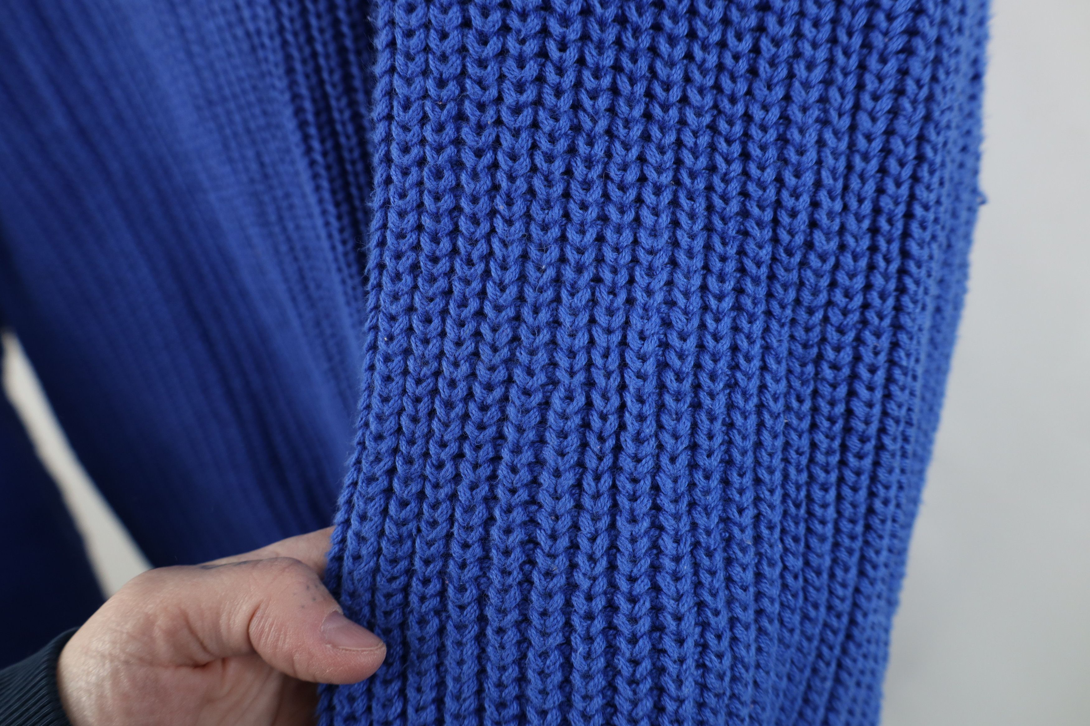 Eddie Bauer Vintage 90s Eddie Bauer Cotton Ribbed Knit Sweater Size US L / EU 52-54 / 3 - 8 Thumbnail