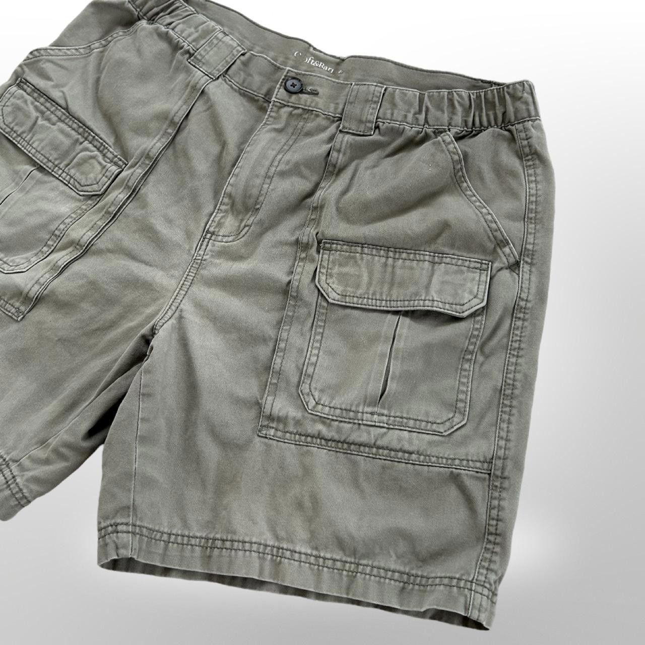 Croft & Barrow × Vintage Vintage Green Baggy Cargo Shorts Size US 36 / EU 52 - 4 Thumbnail