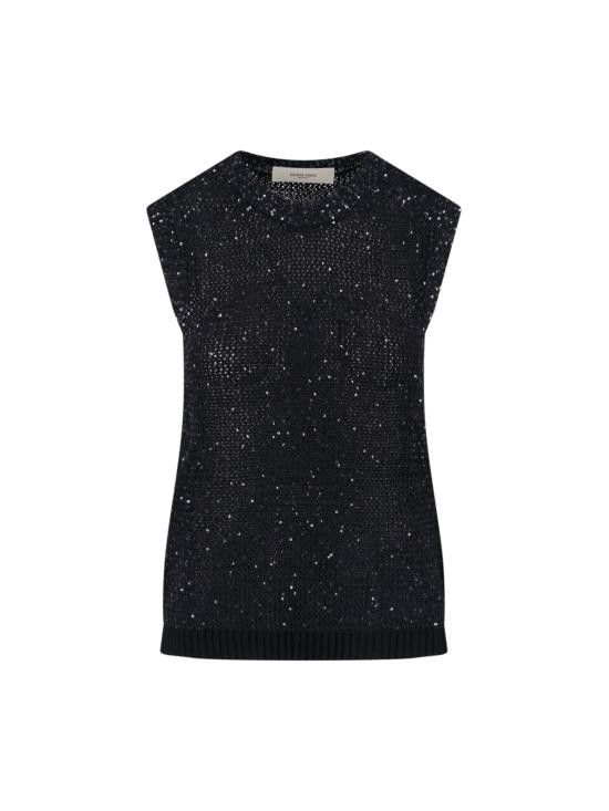 Golden Goose GOLDEN GOOSE Women Tops GWP01922 P001691 90100 Black Size L / US 10 / IT 46 - 1 Thumbnail