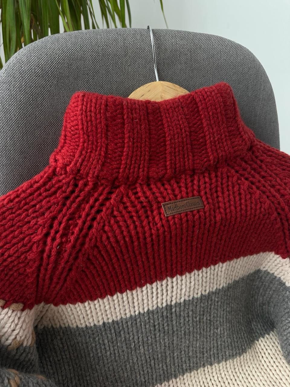 Marlboro Classics × Vintage Vintage Marlboro Classics Wool Knit Sweater Size US M / EU 48-50 / 2 - 23 Thumbnail