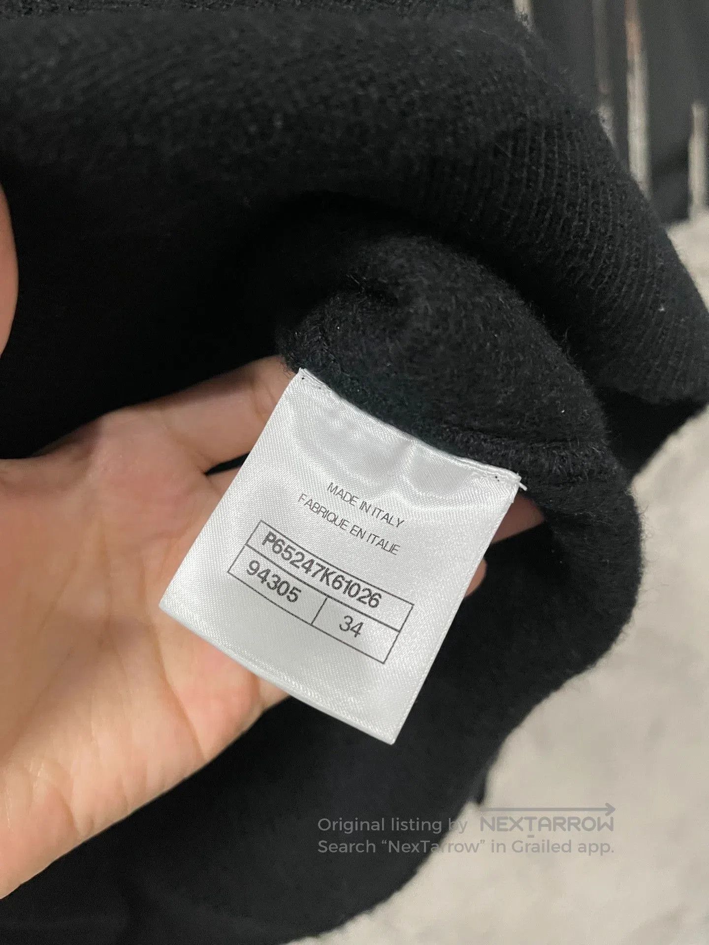 Chanel Chanel Coco Black Sweater. Size US XS / EU 42 / 0 - 6 Thumbnail