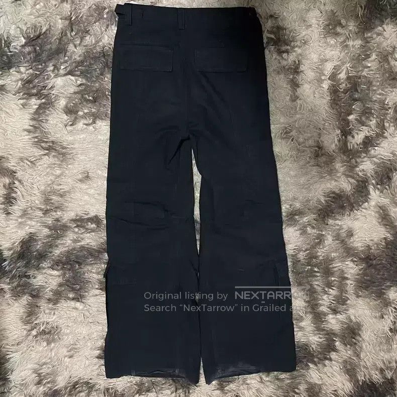 Balenciaga Balenciaga size XS Solid Color Loose Flare Work Cargo Pant Size US 27 - 2 Thumbnail