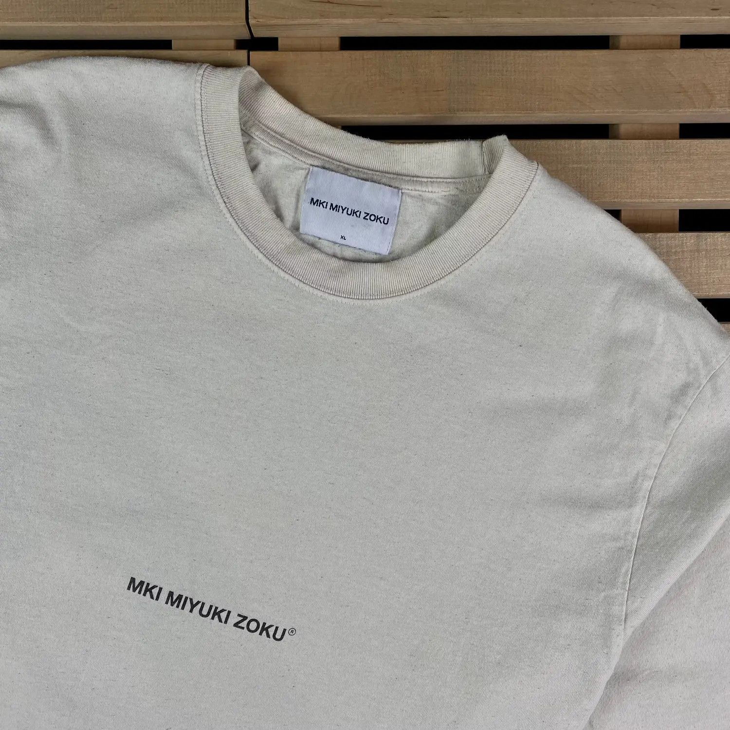 Japanese Brand Mens T-Shirt Mki Miyuki Zoku Center Logo Size XL Size US XL / EU 56 / 4 - 2 Thumbnail